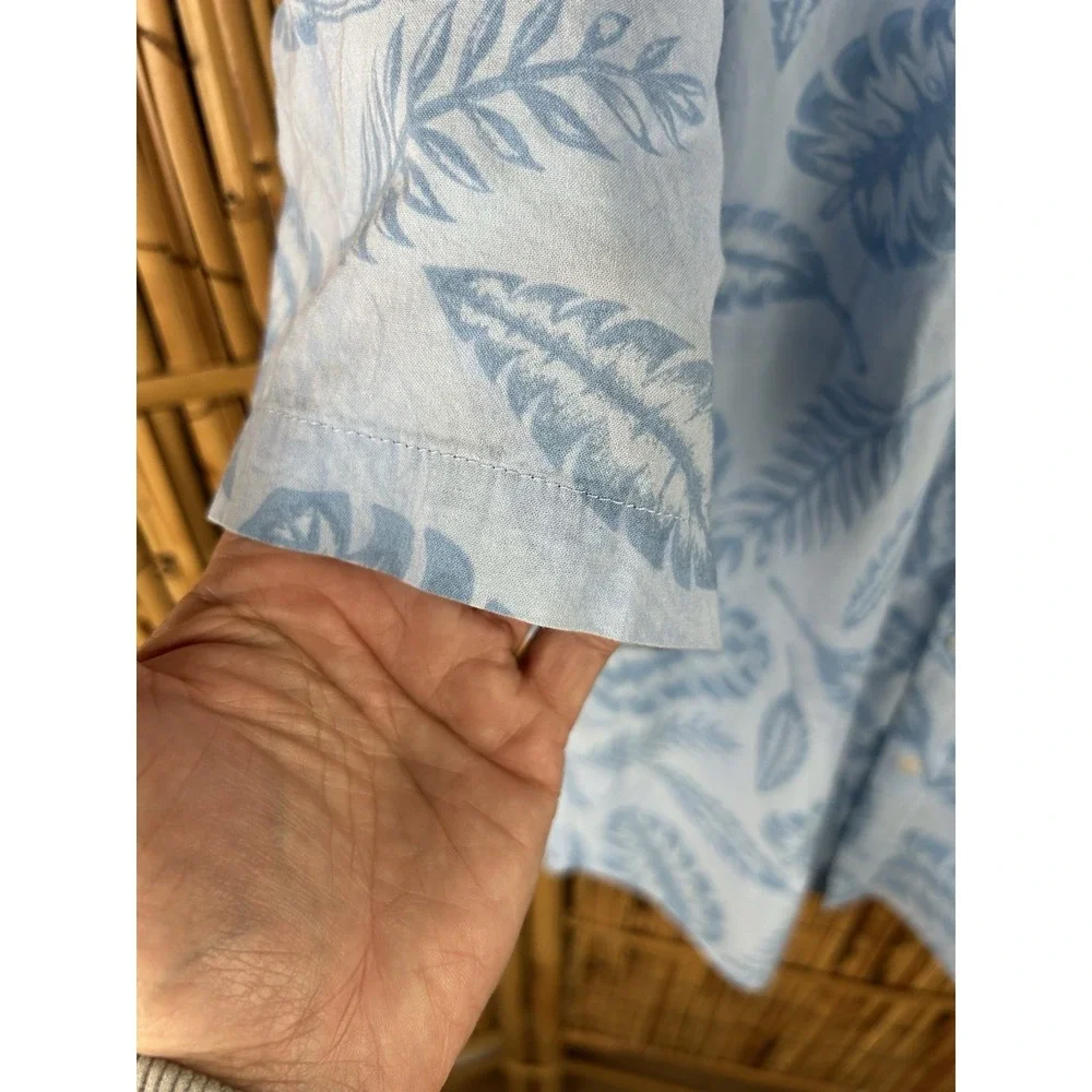 Ocean Current Hawaiian‎ Shirt Short Sleeve Button Down Blue Size XL - Picture 4 of 14